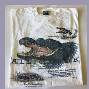 White Sherry's Best Crocodile Men T-Shirt L